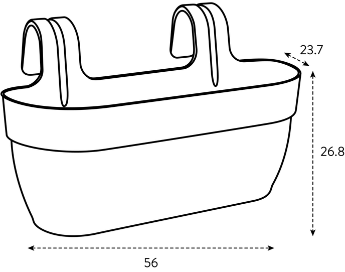 vibia campana easy hanger XL 58cm seidenweiß